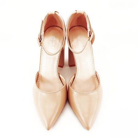 Pantofi eleganti bej BLQ7180 01 [6]