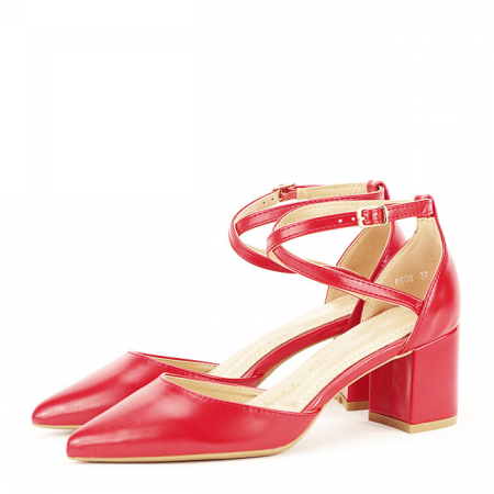 Femei - Pantofi eleganti rosii Henriette 02
