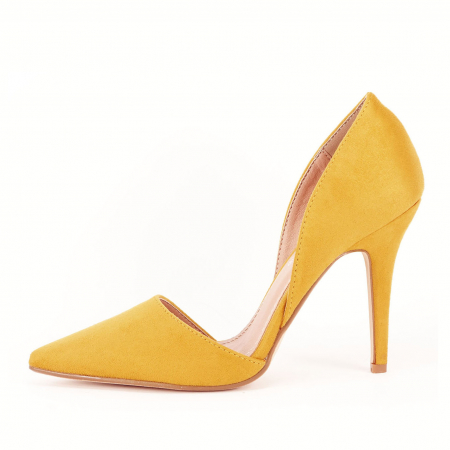 Femei - PANTOFI GALBEN-MUSTAR DECUPATI ANTONIA 04
