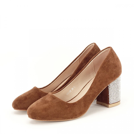 Femei - Pantofi maro inchis eleganti Brenda 04
