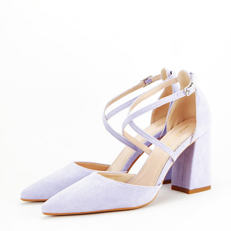 Femei - Pantofi mov eleganti 8709 04
