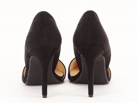 Pantofi negri decupati B-LBS2030 04 [6]