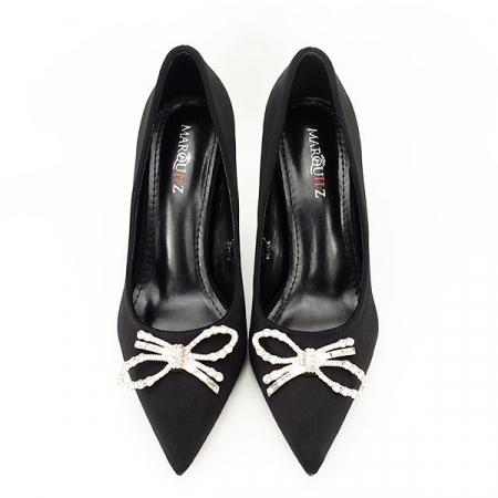 Pantofi negri eleganti B-1701 01 [3]
