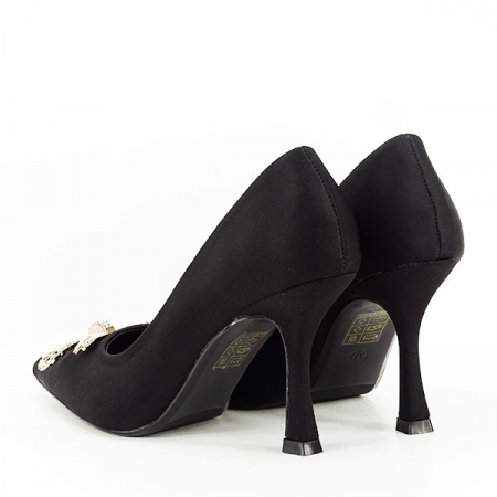 Pantofi negri eleganti B-1701 01 [6]