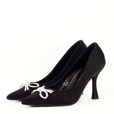 Pantofi negri eleganti B-1701 01 [1]