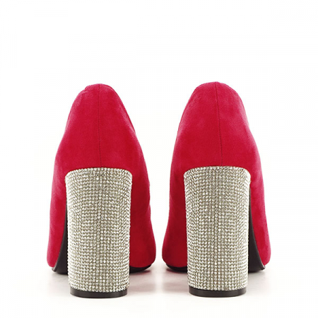 Pantofi rosii cu toc Debbie 02 [5]