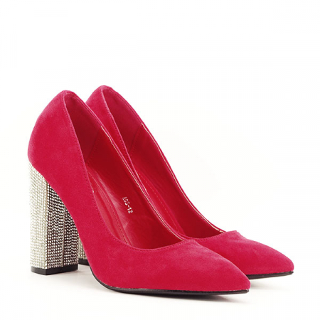 Pantofi rosii cu toc Debbie 02 [2]