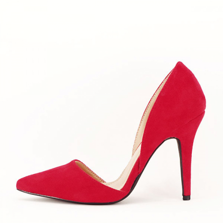 Femei - Pantofi rosii decupati Antonia 04