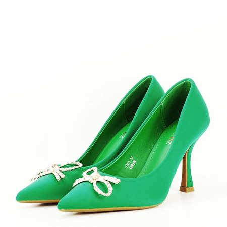 Femei - Pantofi verzi eleganti 1701 01