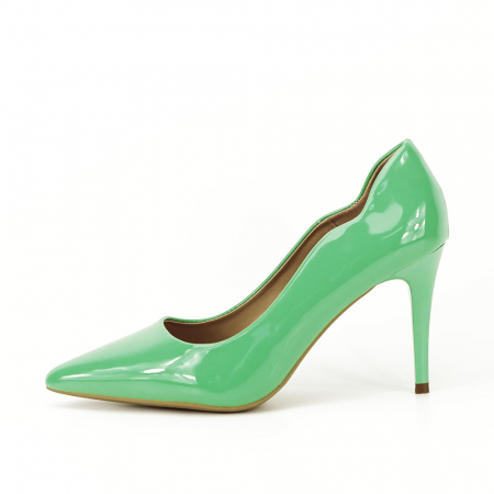 Femei - Pantofi verzi lacuiti Tiffany 03