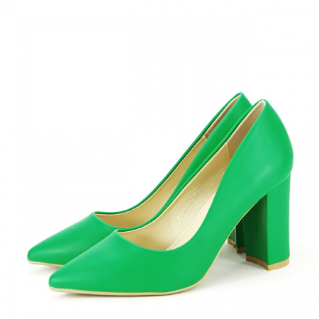 Femei - Pantofi verzi office/eleganti Anca 01