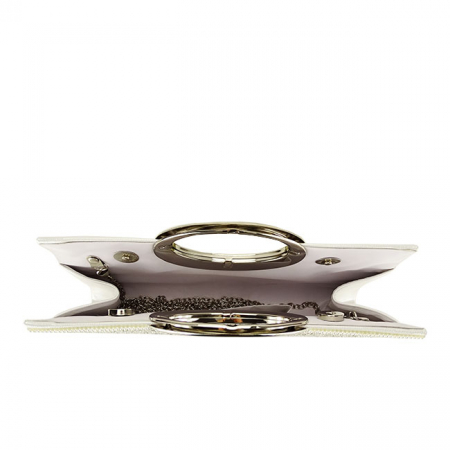 Plic elegant decorat cu pietre B-BYH961 05 Alb [3]