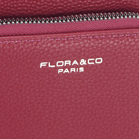 Portofel si port telefon Flora&Co B-6018 07 Rosu bordo [8]