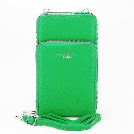 Portofele - Portofel si port telefon Flora&Co B-6018 07 Verde