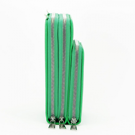 Portofel si port telefon Flora&Co B-6018 07 Verde [3]