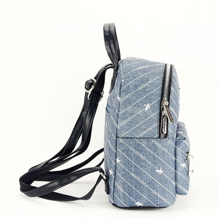 Rucsac albastru David Jones Paris B-CH21053 18 [2]