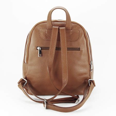 Rucsacuri - Rucsac dama din piele naturala B-1506 121 Camel