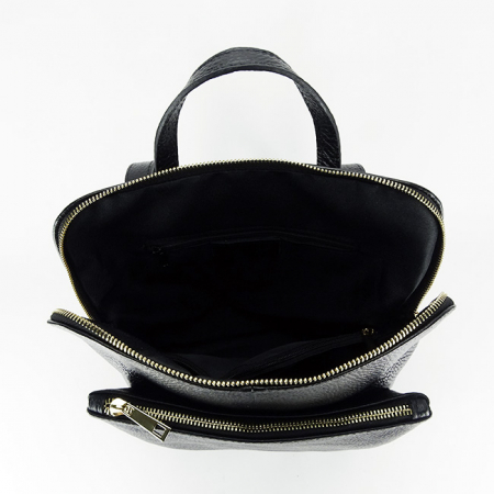 Rucsac 2 in 1  din piele naturala B-1441 123 negru [6]