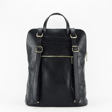 Rucsac 2 in 1  din piele naturala B-1441 123 negru [4]