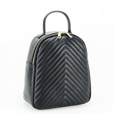 Rucsacuri - Rucsac dama din piele naturala B-8955 121 Negru