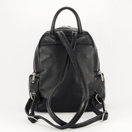 Rucsac negru din piele naturala B-9988 122 [3]