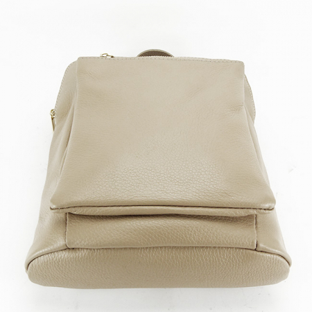 Rucsac dama din piele naturala Made in Italy B-1001 123 Bej [5]