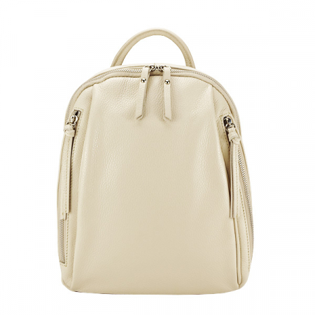 Rucsac crem din piele naturala B-9989 122 [1]
