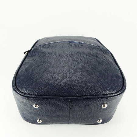 Rucsac dama din piele naturala B-8985 121 Bleumarin inchis [4]