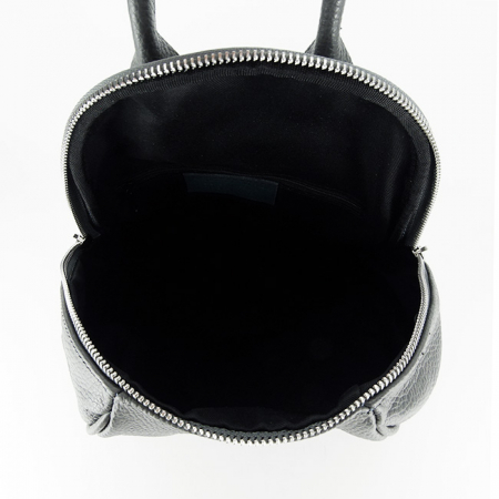 Rucsac dama din piele naturala B-8985 121 Gri inchis [5]