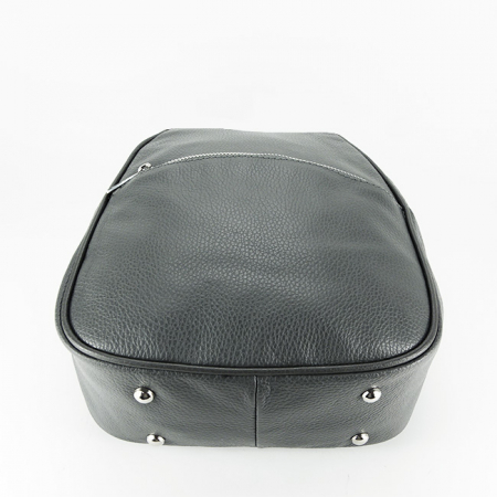 Rucsac dama din piele naturala B-8985 121 Gri inchis [4]