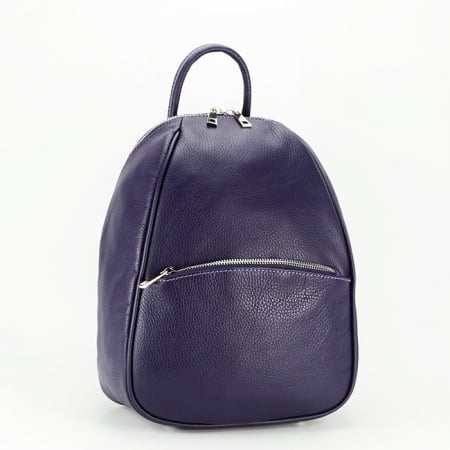 Rucsacuri - Rucsac dama din piele naturala B-8985 121 Mov inchis