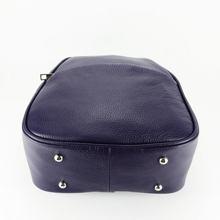 Rucsac dama din piele naturala B-8985 121 Mov inchis [4]