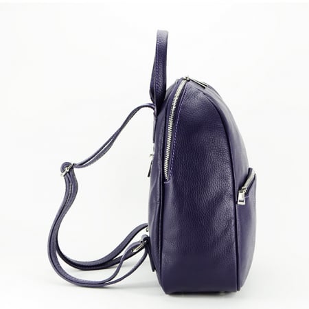 Rucsac dama din piele naturala B-8985 121 Mov inchis [2]