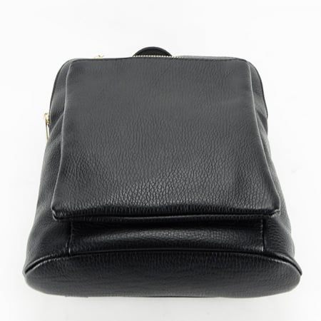 Rucsac convertibil in geanta din piele naturala B-1001 123 negru [5]