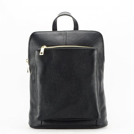 Rucsac convertibil in geanta din piele naturala B-1001 123 negru [1]