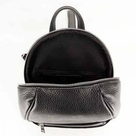 Rucsac din piele naturala negru B-8985 121 [5]