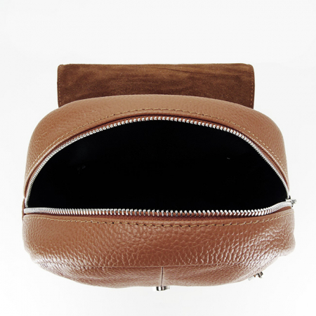 Rucsac dama din piele naturala B-8987 123 Camel [6]