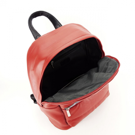 Rucsac dama cu aspect matlasat B-6608-3 18 Caramiziu [6]