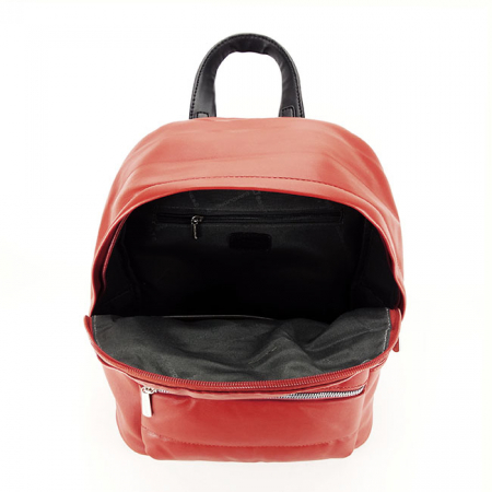 Rucsac dama cu aspect matlasat B-6608-3 18 Caramiziu [5]
