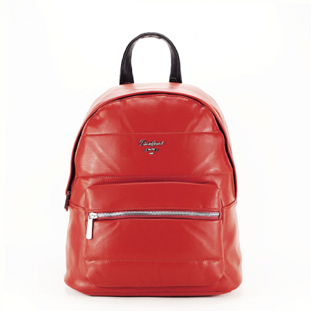 Rucsac dama cu aspect matlasat B-6608-3 18 Caramiziu [1]