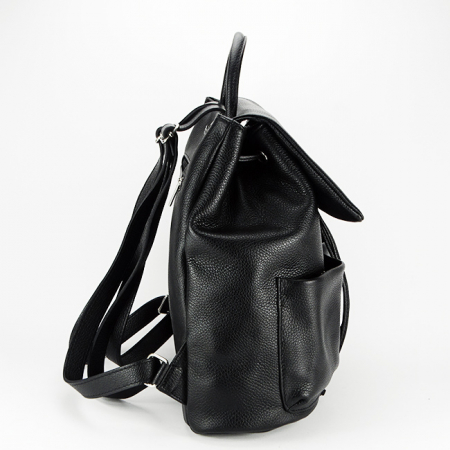 Rucsac dama din piele naturala B-8948 Negru [3]