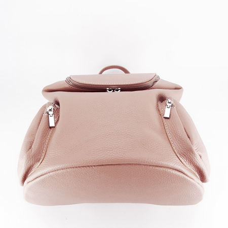 Rucsac din piele naturala Made in Italy B-8961 122 Roz [4]