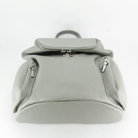 Rucsac din piele naturala Made in Italy B-8961 122 Gri [4]
