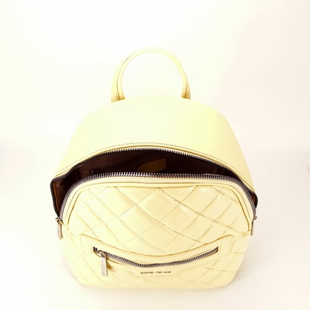 Rucsac dama cu aspect matlasat B-6740-4 119 Galben [5]