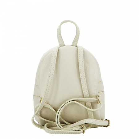 Rucsac mic din piele naturala B-8979 122 crem [2]