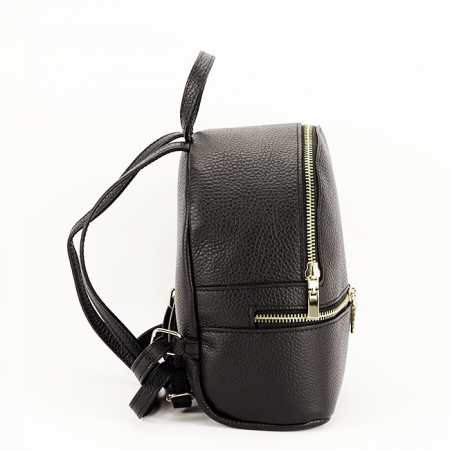 Rucsac negru mic din piele naturala B-8979 122 [2]