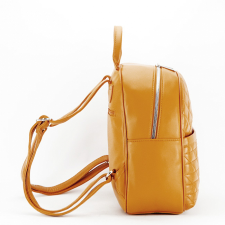 Rucsac David Jones cu imprimeu B-6824-2 119 Mustar [3]