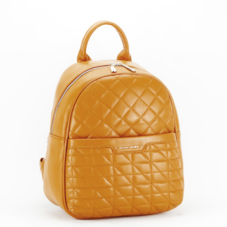 Femei - Rucsac David Jones cu imprimeu B-6824-2 119 Mustar