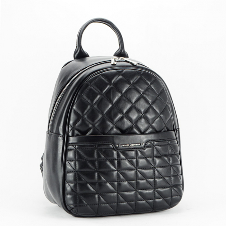 Rucsac David Jones cu imprimeu B-6824-2 119 negru [1]