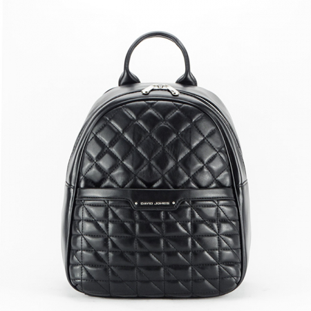 Rucsacuri - Rucsac David Jones cu imprimeu B-6824-2 119 negru